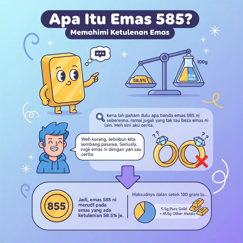 Apa Itu Emas 585? Memahami Ketulenan Emas