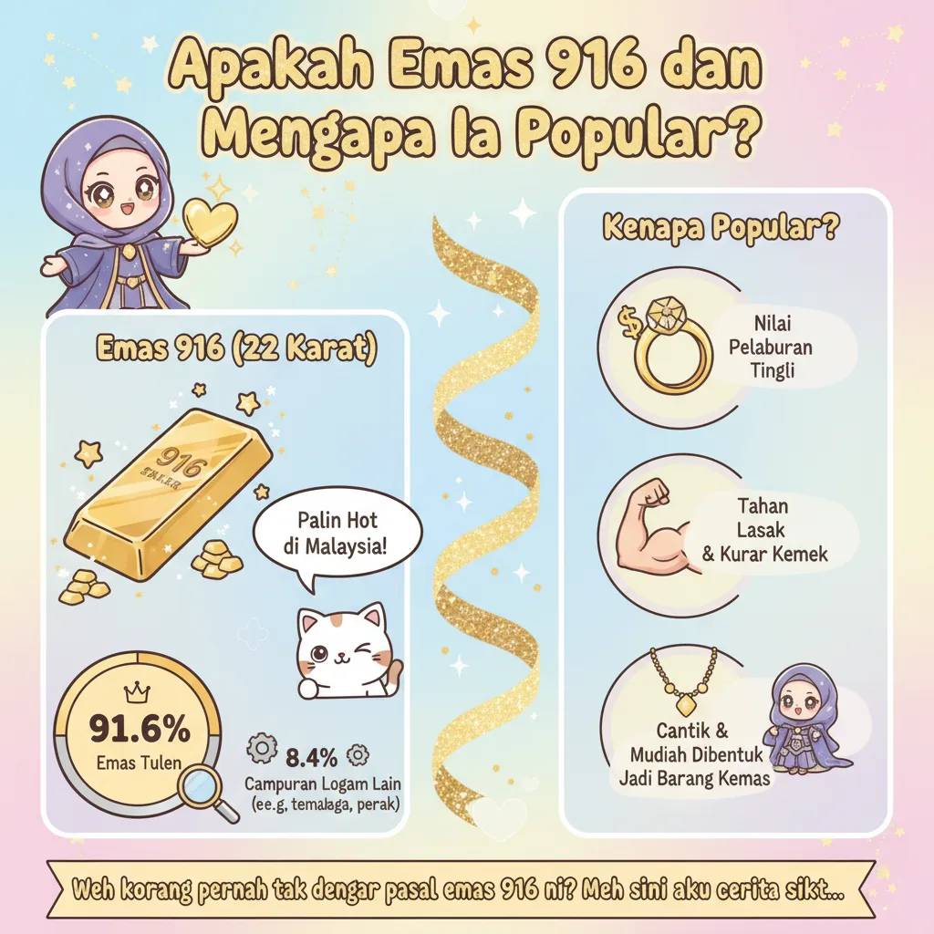 Apakah Emas 916 dan Mengapa Ia Popular?