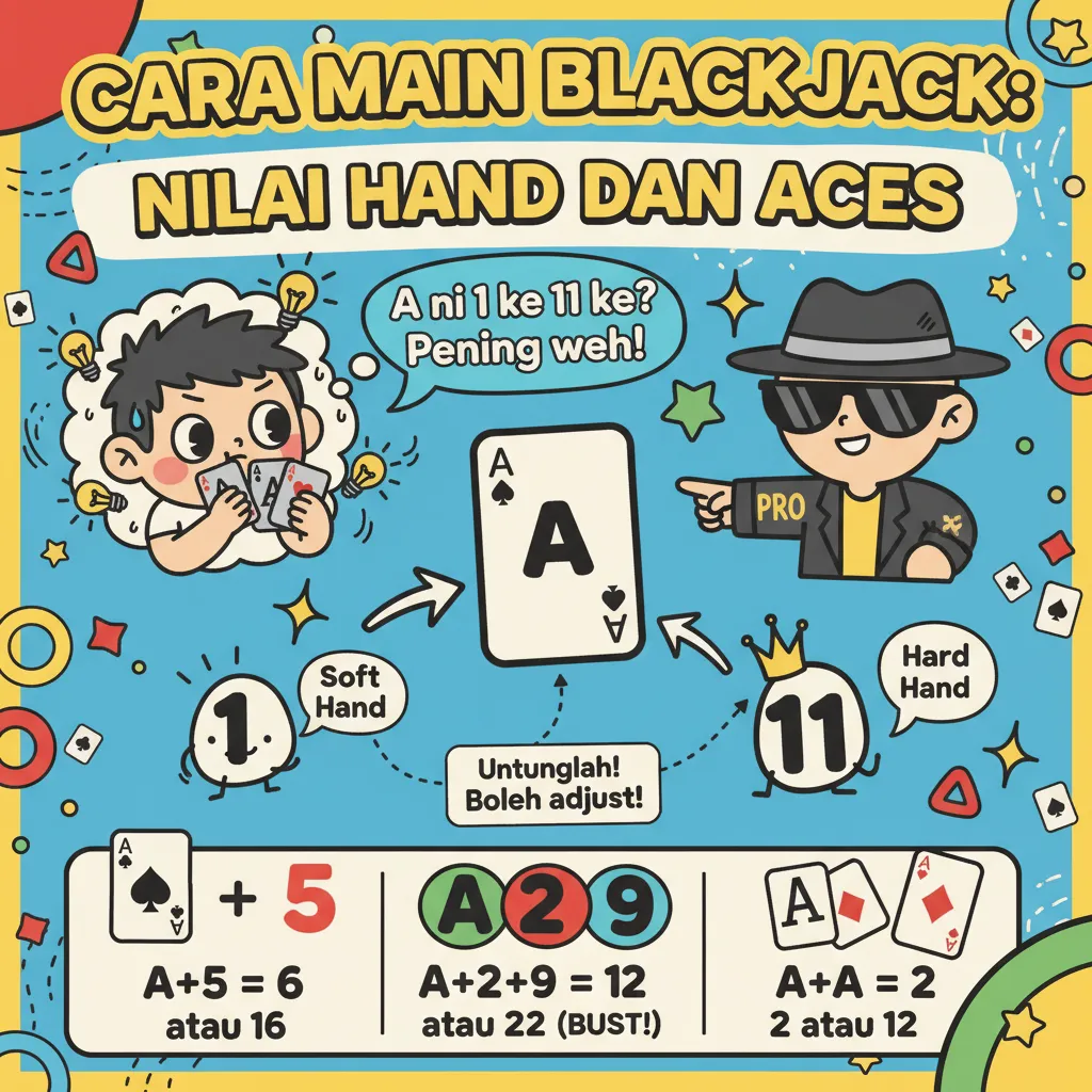 Cara Main Blackjack Kasino: Nilai Hand dan Aces