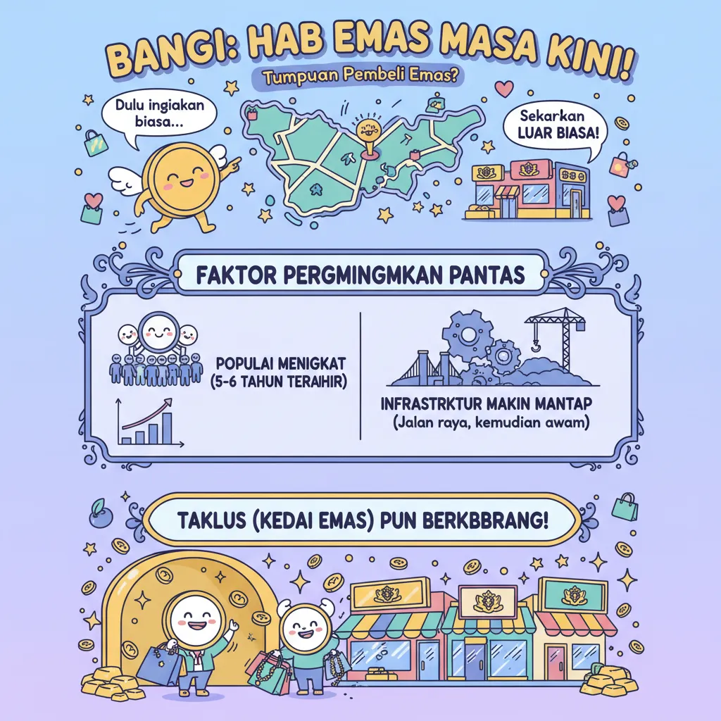 Mengapa Bangi Menjadi Tumpuan Pembeli Emas?
