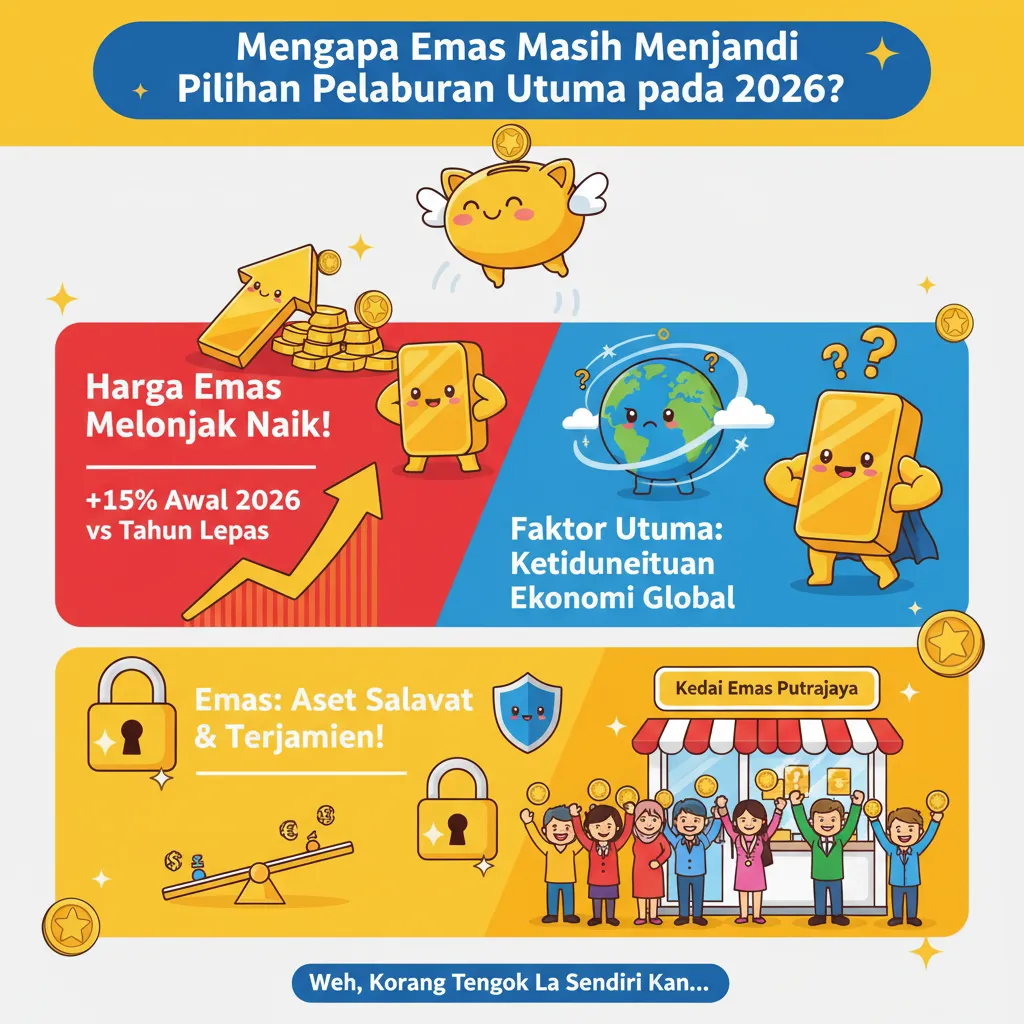 Mengapa Emas Masih Menjadi Pilihan Pelaburan Utama pada 2026?