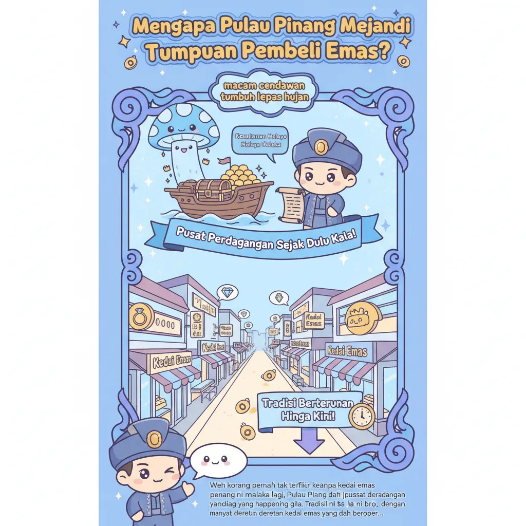 Mengapa Pulau Pinang Menjadi Tumpuan Pembeli Emas?
