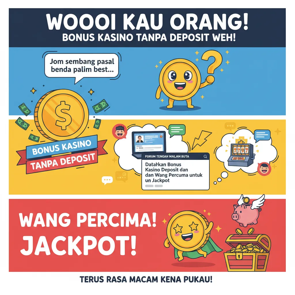 Dapatkan Bonus Kasino Tanpa Deposit dan Wang Percuma untuk Jackpot