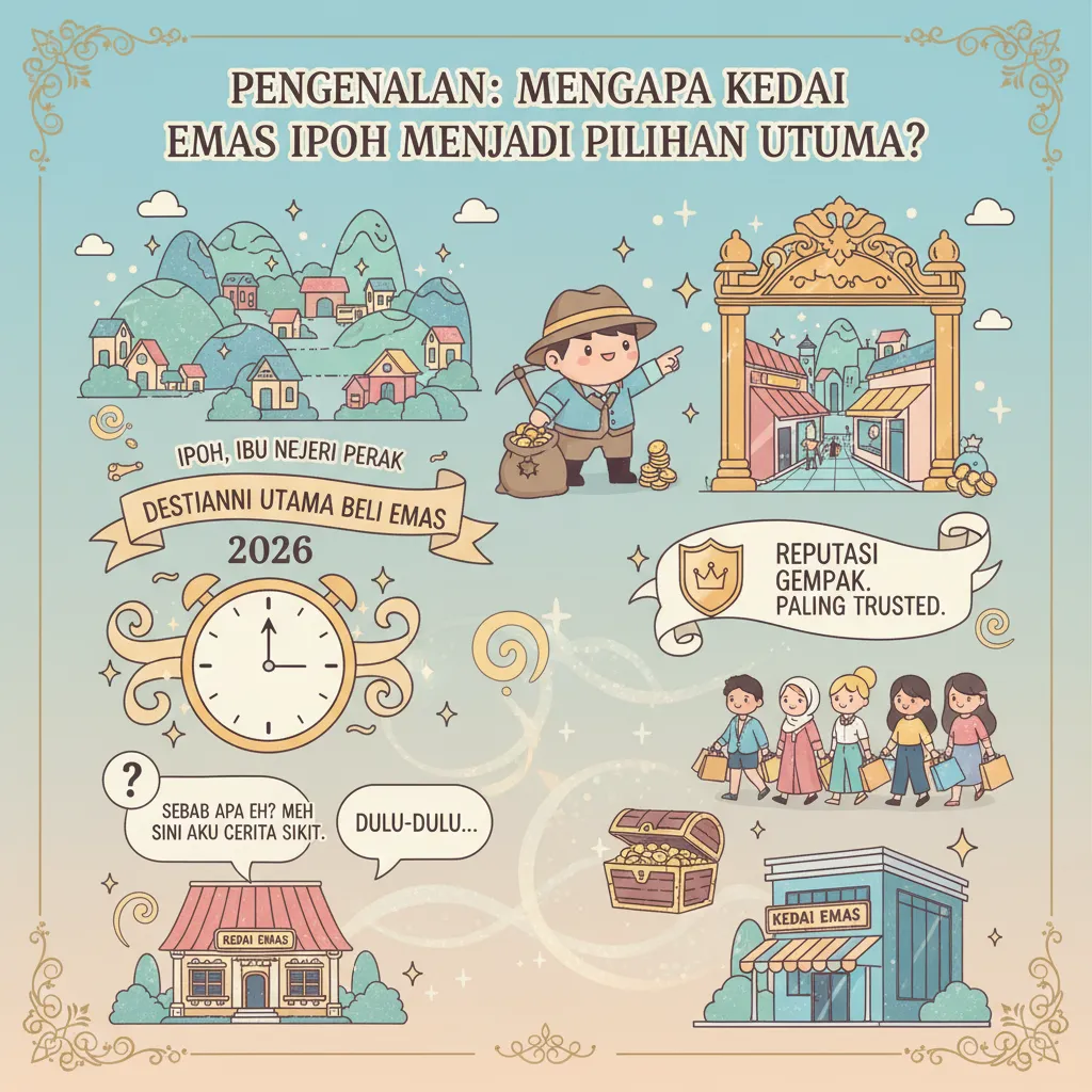 Pengenalan: Mengapa Kedai Emas Ipoh Menjadi Pilihan Utama?