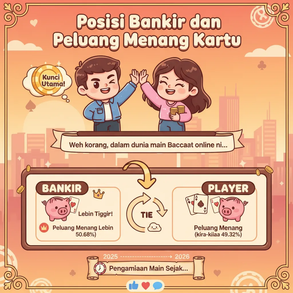 Posisi Bankir dan Peluang Menang Kartu
