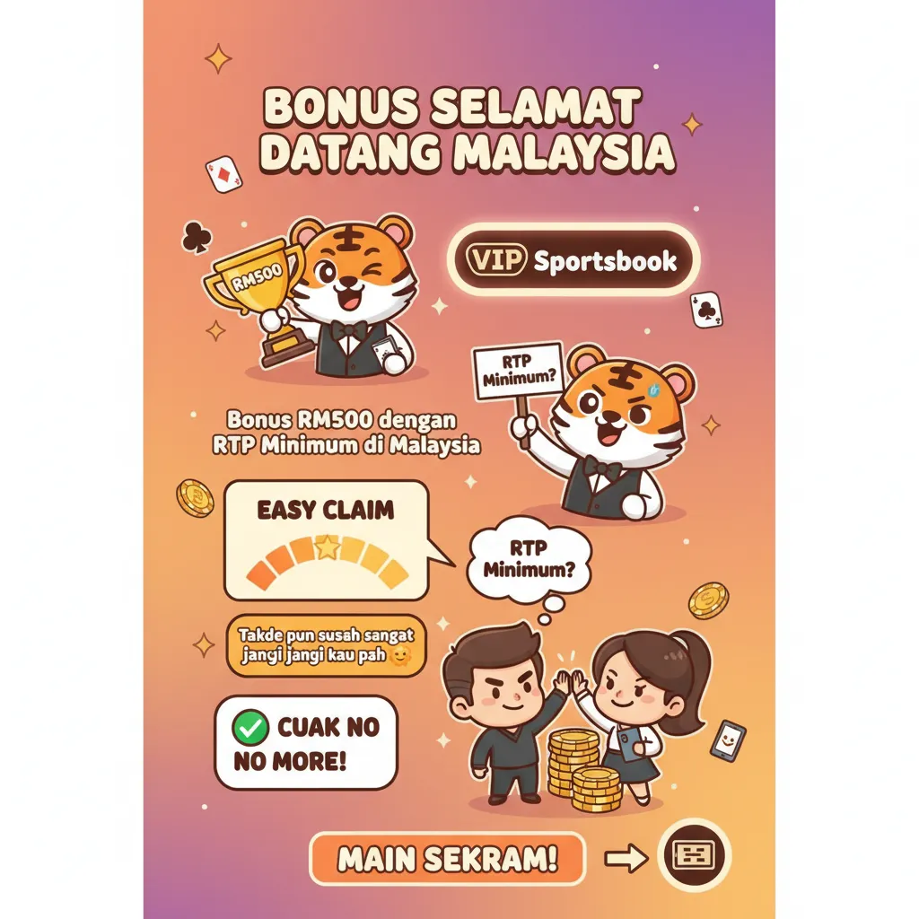 VIP Sportsbook: Bonus RM500 dengan RTP Minimum di Malaysia