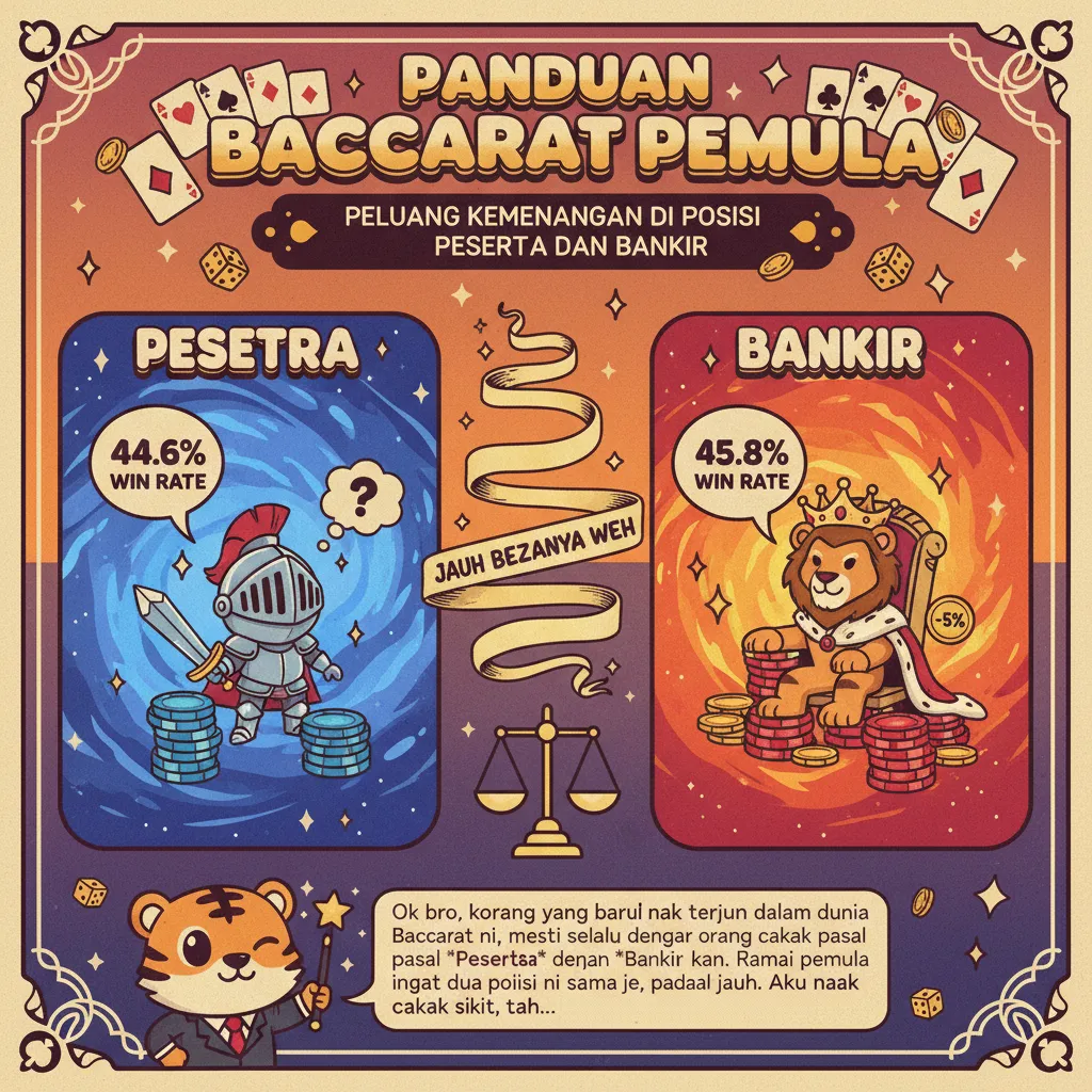 Panduan Baccarat Pemula: Peluang Kemenangan di Posisi Peserta dan Bankir