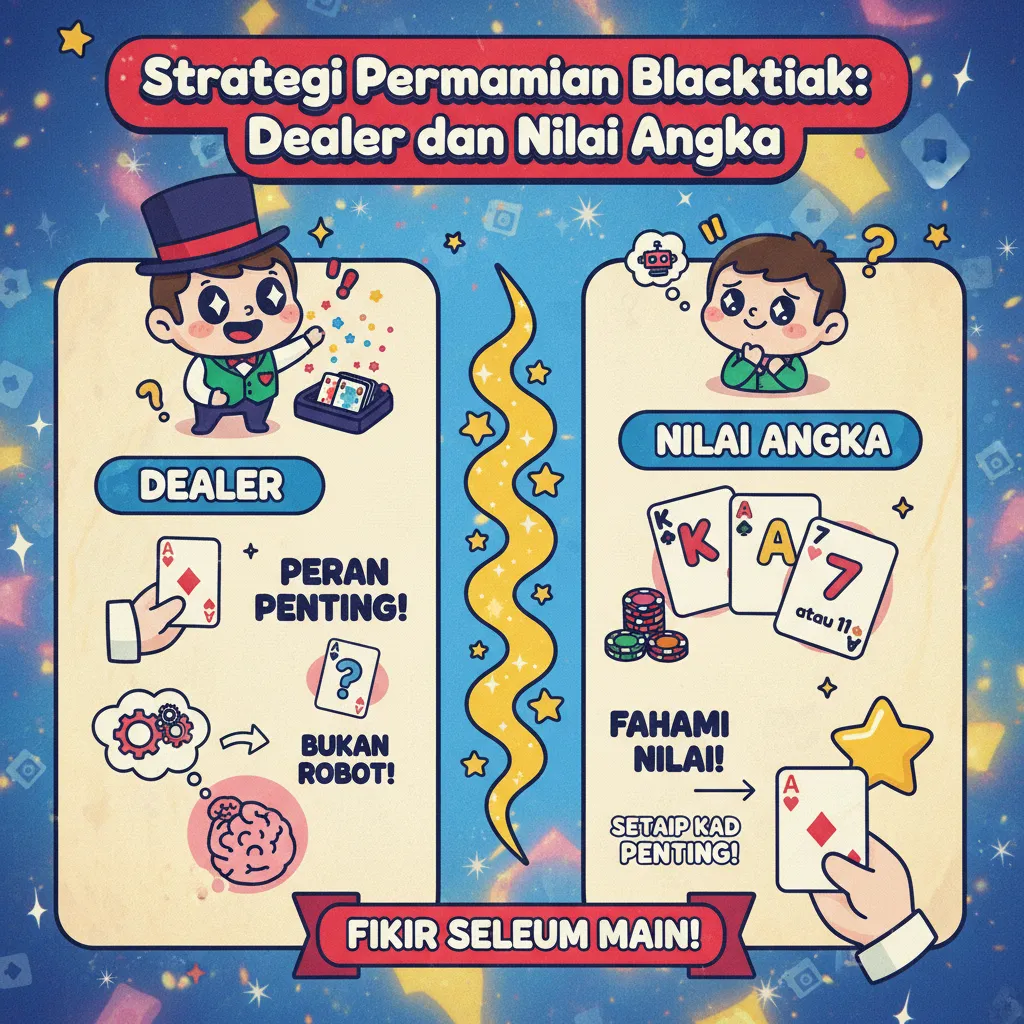 Strategi Permainan Blackjack: Dealer dan Nilai Angka