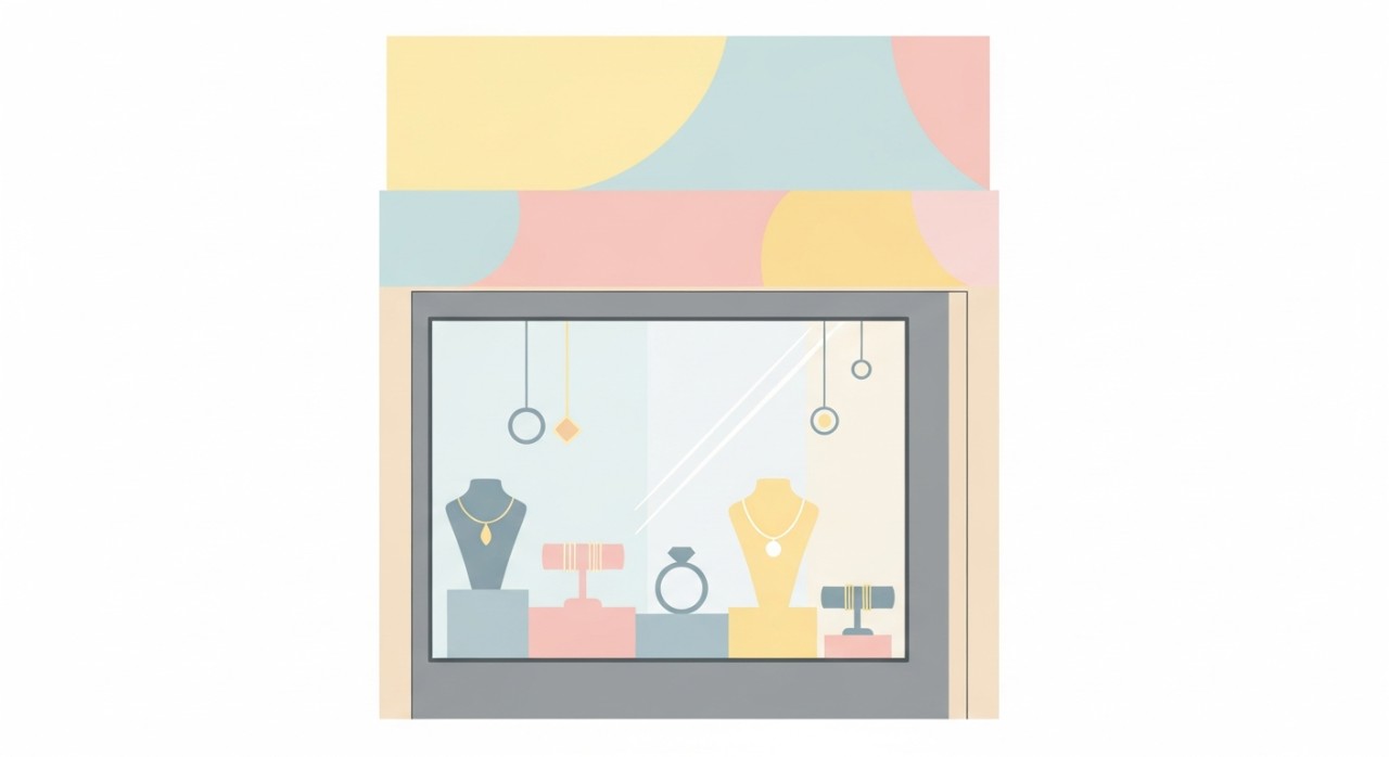 Kedai emas di Desa Pandan mempamerkan pelbagai barang kemas