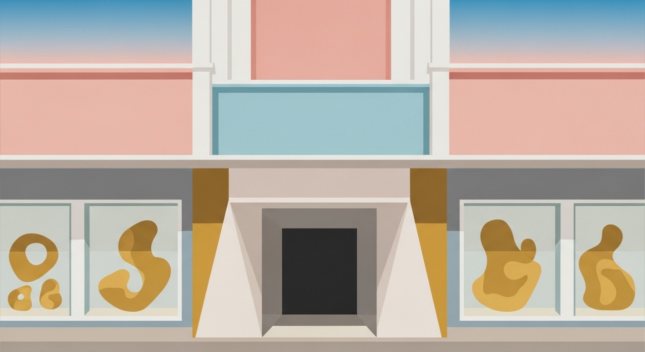 Pemandangan hadapan sebuah kedai emas di kawasan USJ, menunjukkan papan tanda dan pintu masuk.