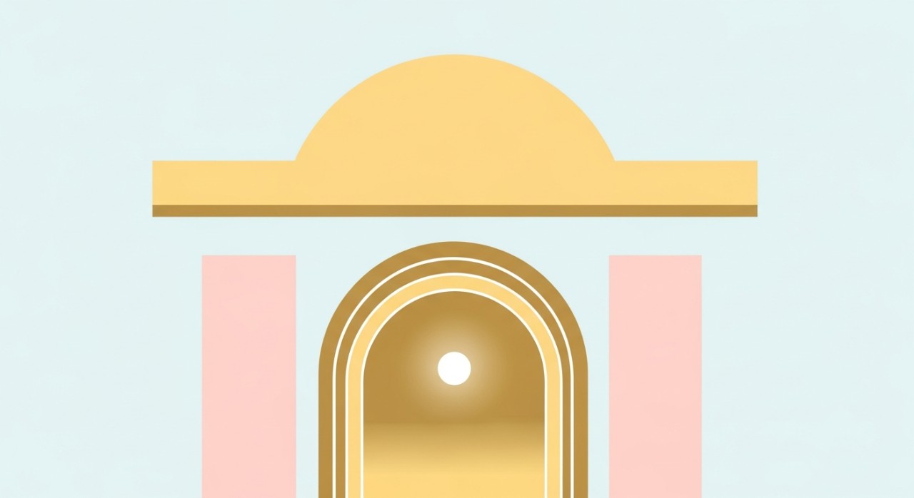 Pemandangan pintu masuk hadapan sebuah kedai emas.