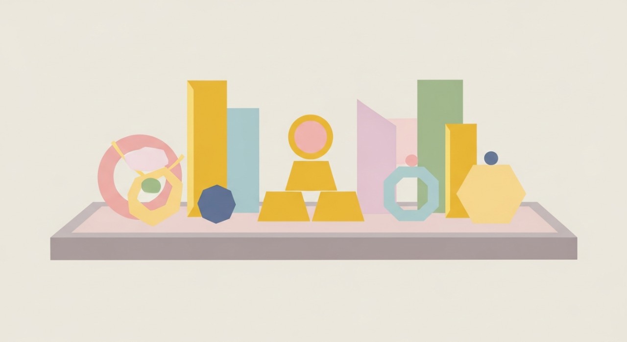 Kepingan emas jongkong dan pelbagai barang kemas diletakkan di atas dulang baldu dalam kedai